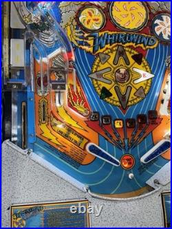 Whirlwind Pinball Machine Williams 1990 Orange County Pinballs FREE SHIPPING