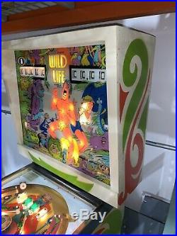 Wild Life Pinball Machine Coin Op Gottlieb 1972 Free Shipping