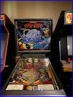 William's MultiBall Firepower Pinball Machine, Fullsize, can take coins or bypas