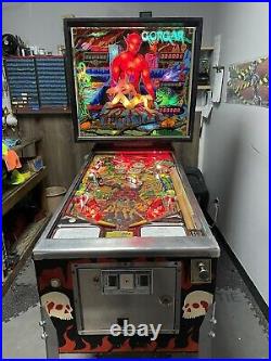Williams 1979 Gorgar Pinball Machine Leds First Talking Pin Worked On By Protech