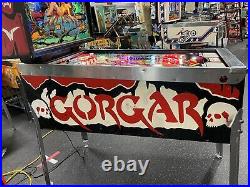 Williams 1979 Gorgar Pinball Machine Leds Nice First Talking Pin