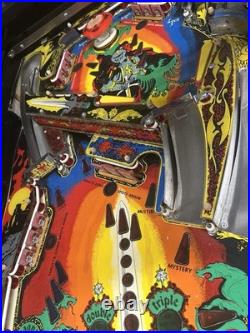 Williams 1981 Black Limited Edition Pinball Machine Amazing Condition Huo Williams 1981 Black Limited Edition Pinball Machine Amazing Condition Huo