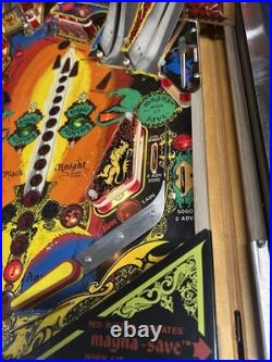 Williams 1981 Black Limited Edition Pinball Machine Amazing Condition Huo Williams 1981 Black Limited Edition Pinball Machine Amazing Condition Huo