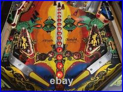 Williams 1981 Black Limited Edition Pinball Machine Amazing Condition Huo Williams 1981 Black Limited Edition Pinball Machine Amazing Condition Huo