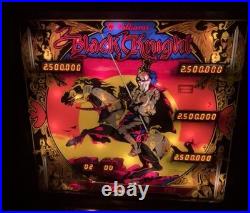 Williams 1981 Black Limited Edition Pinball Machine Amazing Condition Huo Williams 1981 Black Limited Edition Pinball Machine Amazing Condition Huo