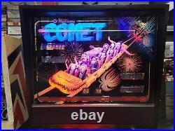 Williams 1985 Comet Pinball Machine Leds Professional Techs Rollercoaster