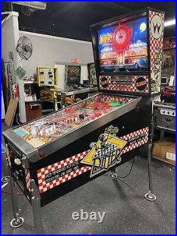 Williams 1990 Diner Pinball Machine Leds Professional Super Nice Classic Pin