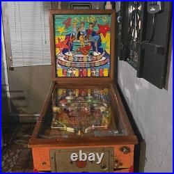 Williams 4 Star Original Pinball Machine Arcade Game Collectible Vintage 1960s