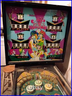 Williams Aces & Kings Pinball Machine 4-Player Vintage Arcade