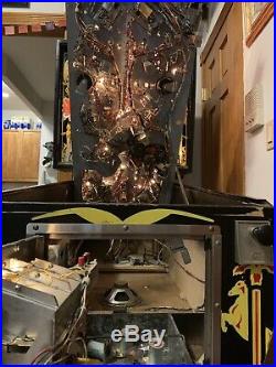 Williams BLACK KNIGHT 1980 Original Pinball Machine in GREAT Shape