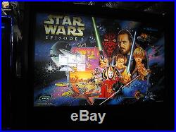 Williams Bally Star Wars episode one pinball machine limited collector plaque