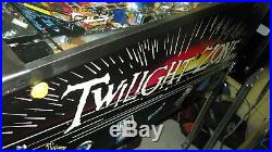 Williams Bally twilight zone Pinball machine Top quality outstanding playfield