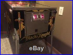Williams Black Knight Pinball machine 1980 original pinball Nice