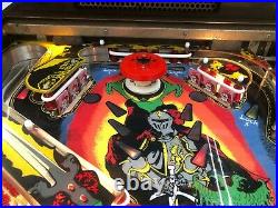 Williams Black Knight pinball machine, full restoration, new playfield