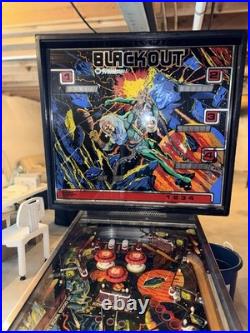 Williams Blackout Pinball Machine 1980 Original Williams Release