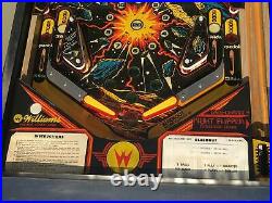 Williams Blackout Pinball Machine Works great LEDs A Blast to Play! Shoppe