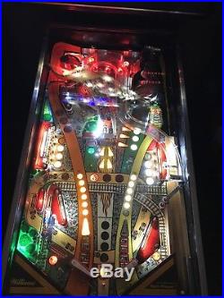 Williams COMET Pinball Machine Working And Shopped Wirh New Bands LED Arcade