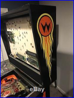 Williams COMET Pinball Machine Working And Shopped Wirh New Bands LED Arcade