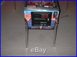 Williams DIRTY HARRY Collector Classic Arcade Pinball Machine