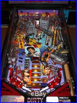 Williams DIRTY HARRY Collector Classic Arcade Pinball Machine