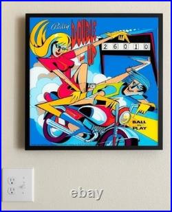 Williams DOUBLE UP 1971 Pinball Wall Art LED Backglass Arcade Decor