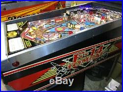 Williams F14 Tomcat PInball Arcade Game Machine Working and Shopped Out