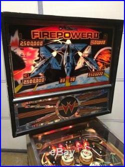 Williams Firepower II arcade pinball machine FIRE POWER 2 Firepower2