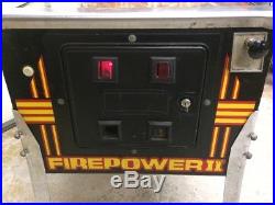 Williams Firepower II arcade pinball machine FIRE POWER 2 Firepower2