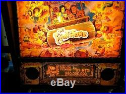 Williams Flintstones Pinball Machine Works Great
