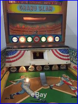 Williams Grand Slam Baseball Pitch and Bat Pinball Arcade Machine Hard to Find
