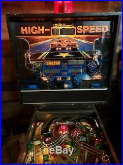 Williams High Speed Pinball Machine, Atlanta