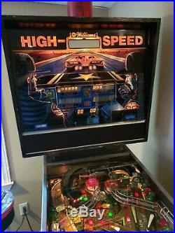 Williams High Speed Pinball Machine, Atlanta