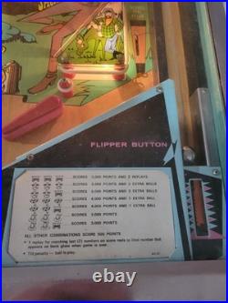 Williams Klondike Pinball Machine