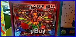 Williams LaserBall Electronic Pinball Machine, Atlanta