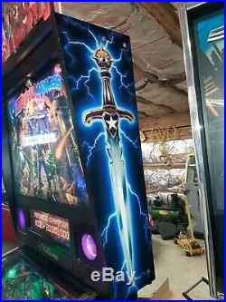 Williams Medieval Madness pinball machine, Original, collector quality new parts