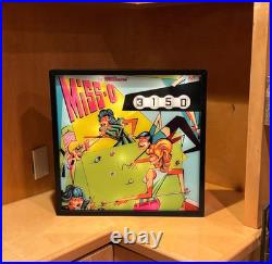 Williams Miss-O 1969 Pinball Wall Art LED Backglass Arcade Decor