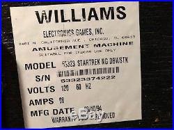 Williams Original Star Trek The Next Generation Pinball Machine Perfect Conditio