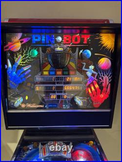 Williams PIN. BOT Pinball Machine 1987 LED Upgrades Restored/Updated