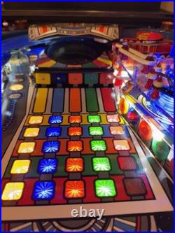 Williams PIN. BOT Pinball Machine 1987 LED Upgrades Restored/Updated