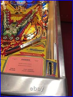 Williams Phoenix Pinball Machine