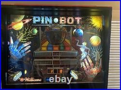 Williams Pinbot Pinball Machine, leds, new speaker, in great playing condition