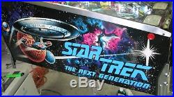 Williams Star Trek Next Generation Pinball machine Top quality fully shopped