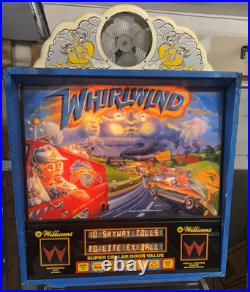 Williams Whirlwind Pinball Machine New Led Display