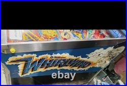 Williams Whirlwind Pinball Machine New Led Display