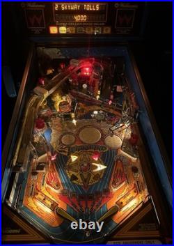Williams Whirlwind Pinball Machine New Led Display