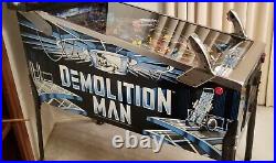 Williams Widebody Demolition Man Pinball 1994, Flawless Play Expert Restoration