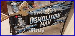 Williams Widebody Demolition Man Pinball 1994, Flawless Play Expert Restoration