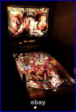 Williams Widebody Demolition Man Pinball 1994, Flawless Play Expert Restoration