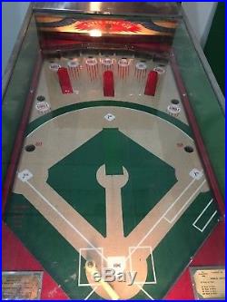 Williams World Series Baseball Pitch and Bat Pinball Arcade Machine Hard to Find