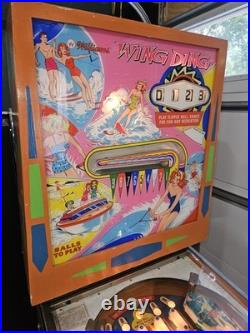 Wing Ding pinball machine Rare! Nice! Will Ship